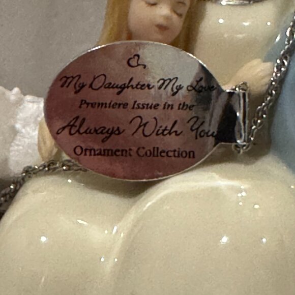 “My Daughter My Love” tags 2004 Heirloom Bradford Exchange Porcelain GIFT 83511 - Picture 5 of 16